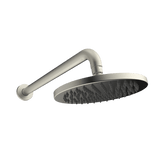 Abey Gareth Ashton Brass Horizontal Shower Arm and Rose - Brushed Nickel